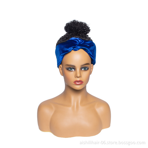 Aishili top quality purple headband wig grip headband wigs for black women